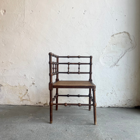 Antique French Bobbin Chair - #1564