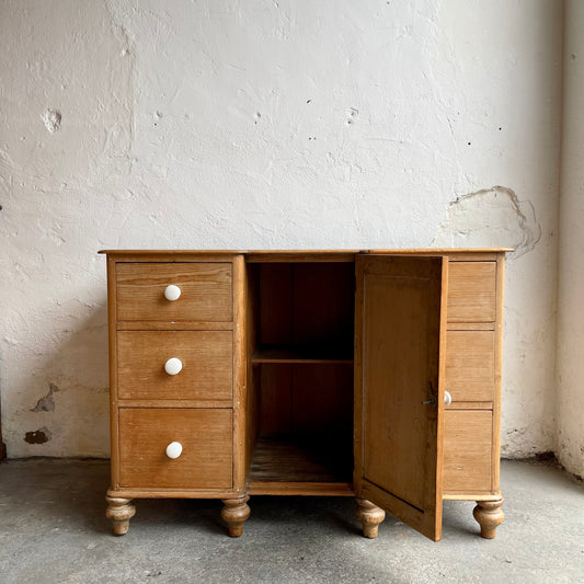 Antique Pine Dresser Base - #1766b