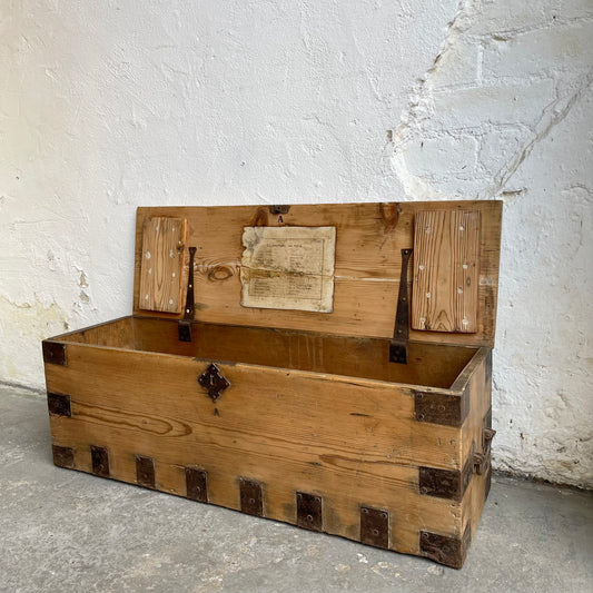 Antique Pine Toolbox - #2027