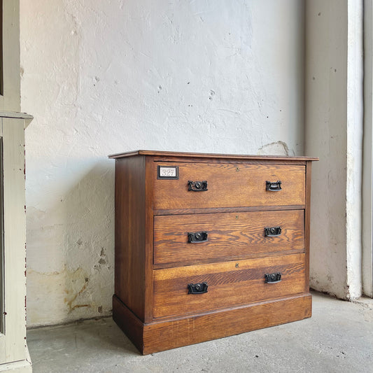 Antique Oak Chest of Drawers - #2000