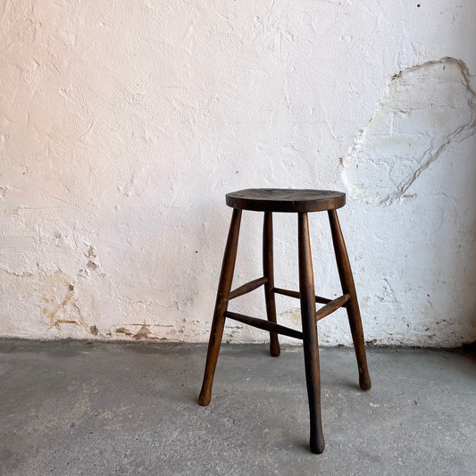 Antique Tall Stool - #2130