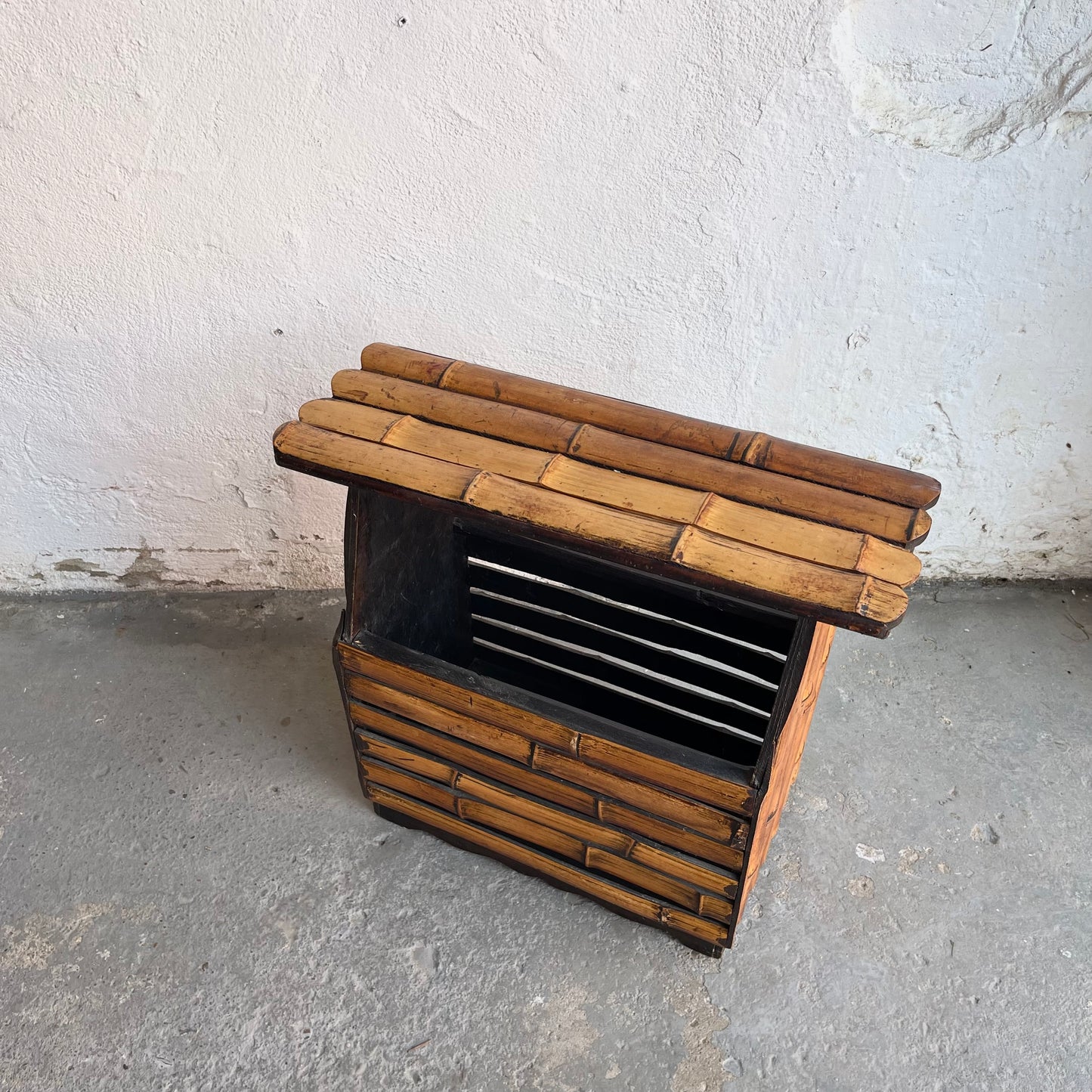 Vintage Bamboo Paper stand - #2133