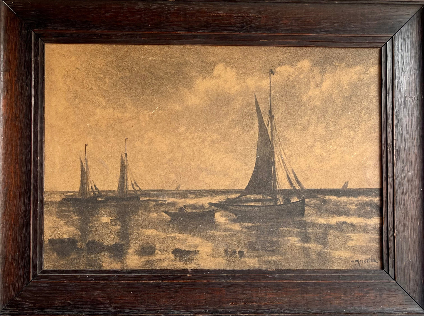 Antique Framed Sketch