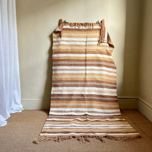 Vintage Cotton Rug - #1957