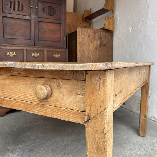 Antique Pine Table - #1835
