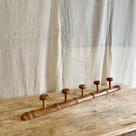 Vintage French Wooden Hooks - #2218