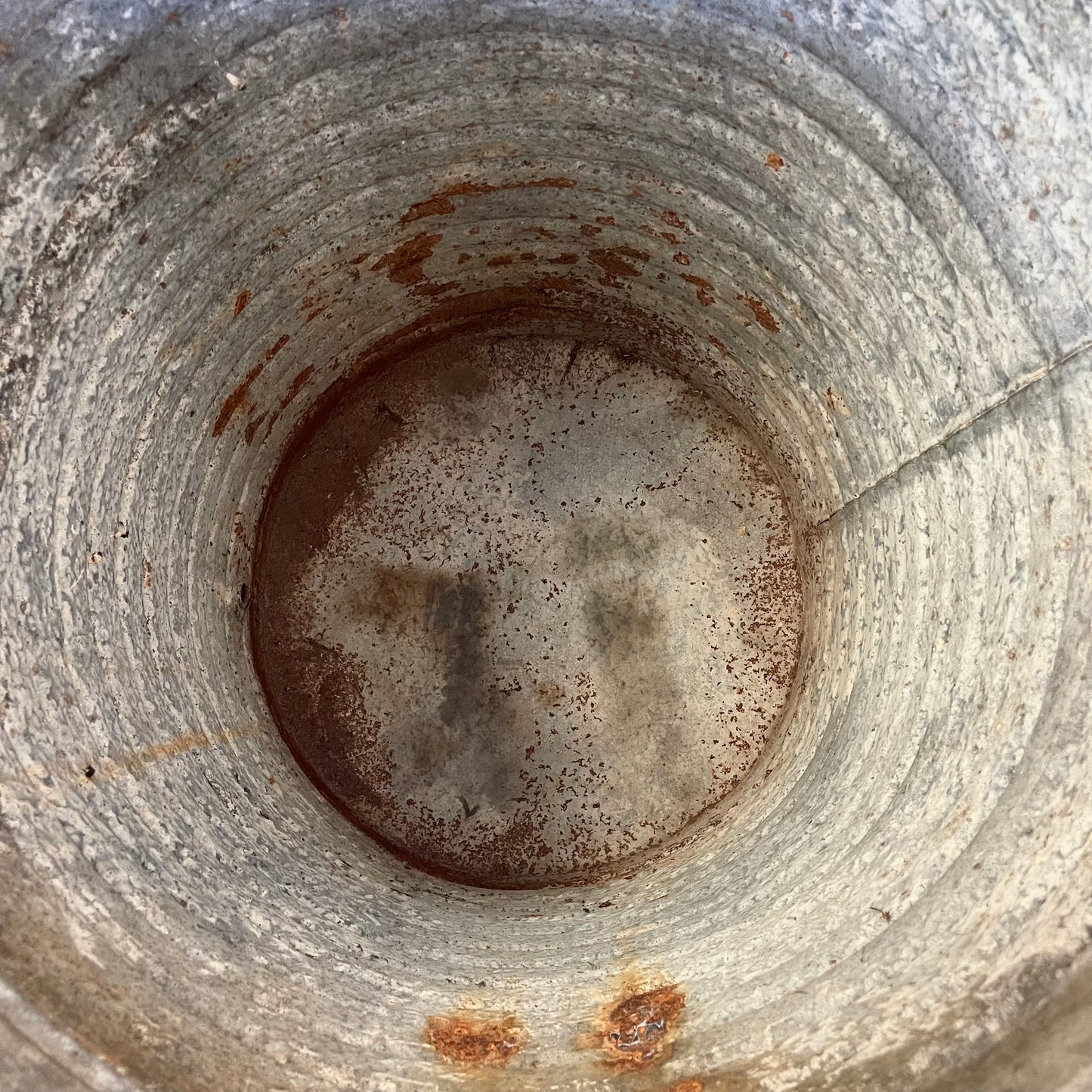 Large Galvanised Water Butt - #2319