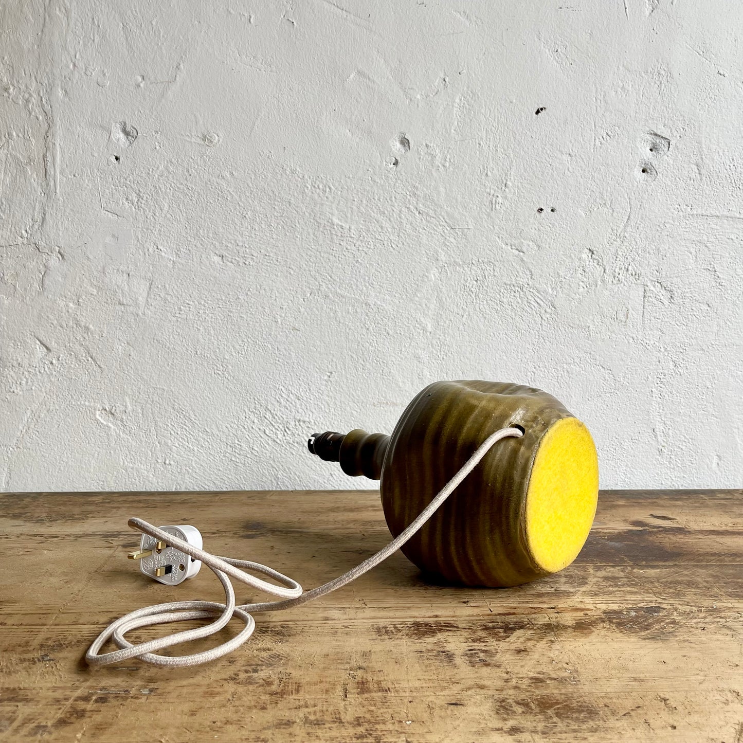 Studio Pottery Stoneware Lamp