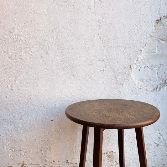 Vintage Oak Side Table - #2132