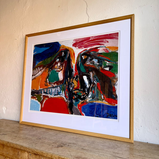 Framed Asger Jorn Print - #1440