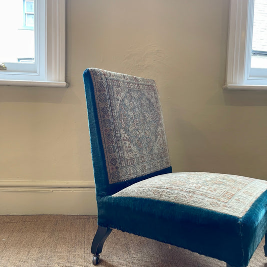 Antique Slipper Chair by Hampton & Sons of Pall Mall -#1535