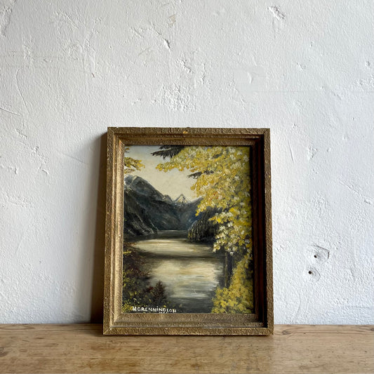Antique Framed Oil - #1734