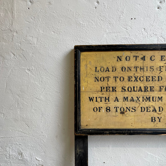 Vintage Wooden Sign - #1795