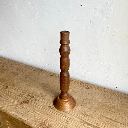 Vintage Wooden Candlestick