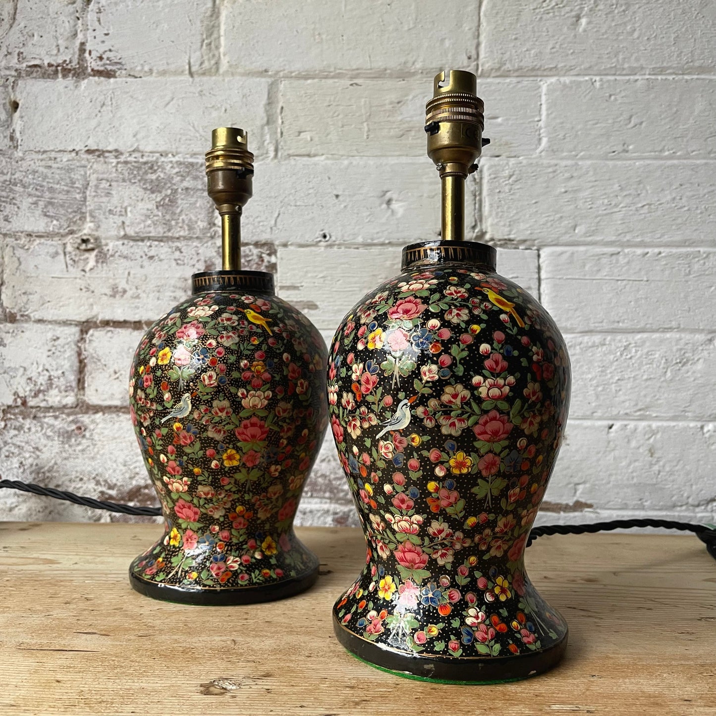 Vintage Kashmiri Lamps - #1930