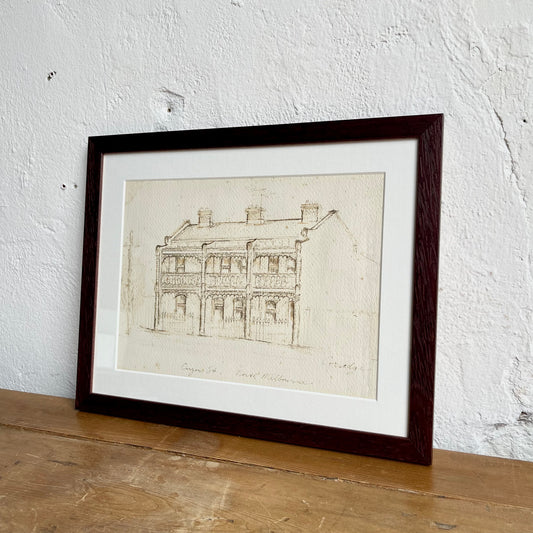 Antique Framed Sketch