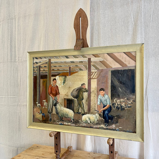 Vintage Framed Scottish Oil Painting - #2215