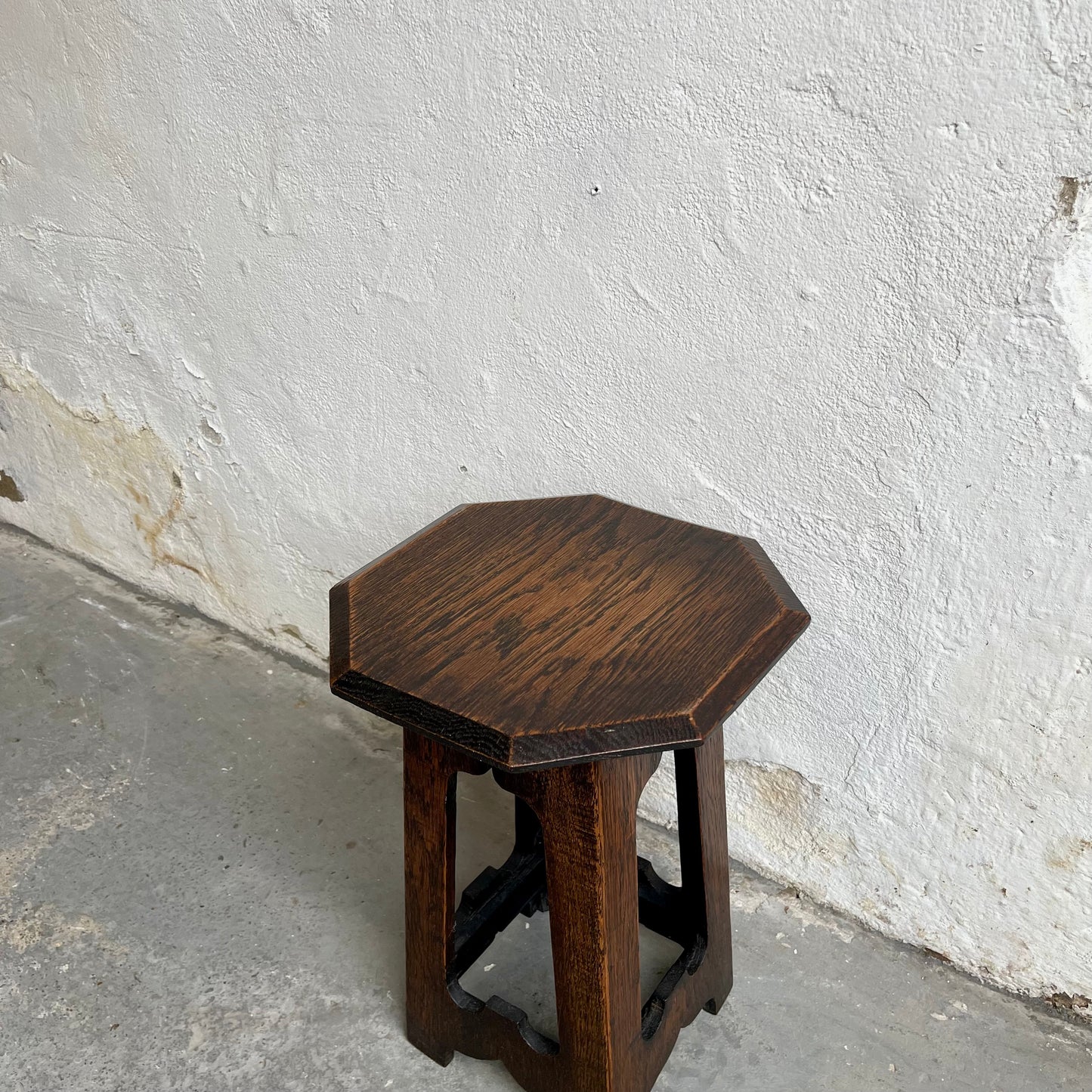 Arts & Crafts Oak Side Table - #1457