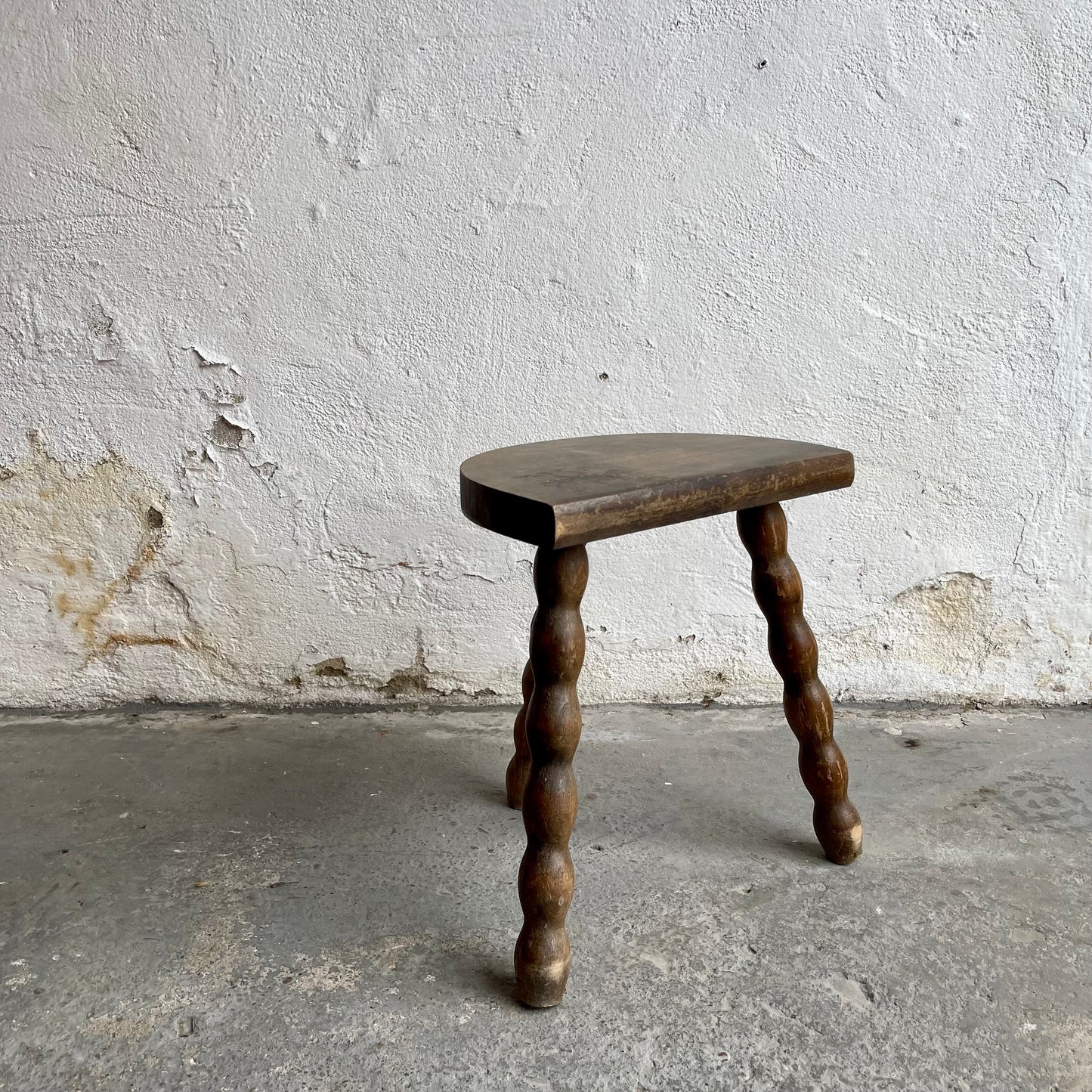 Vintage French Bobbin Stool
