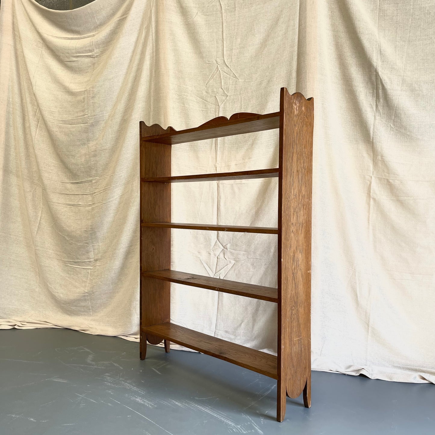 Vintage Oak Bookcase/Shelving - #2170