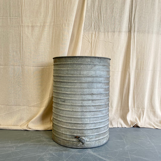 Large Galvanised Water Butt - #2319