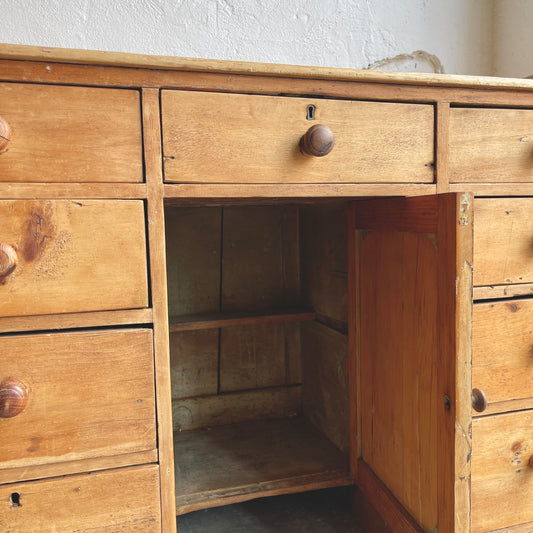 Antique Pine Desk - #2074
