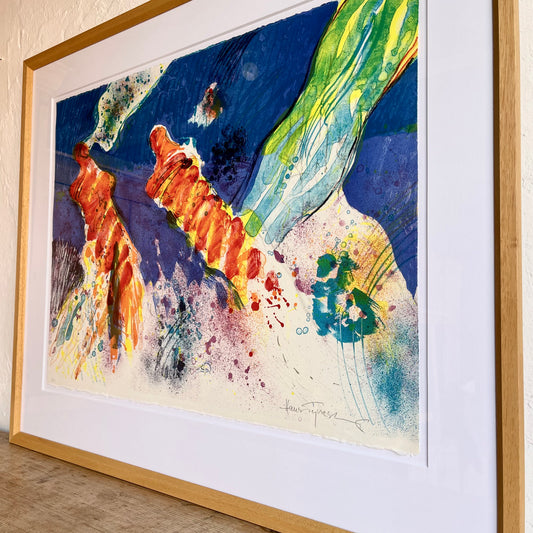 Original Abstract By Hans Tyrrestrup - #1441