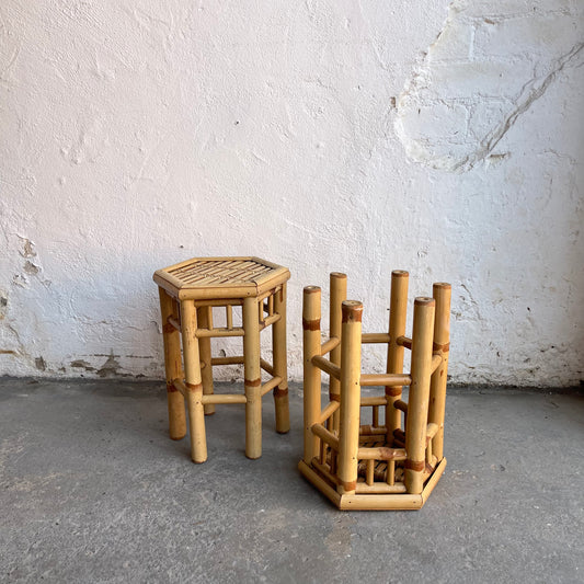 Vintage Bamboo Plant Stands - #2134