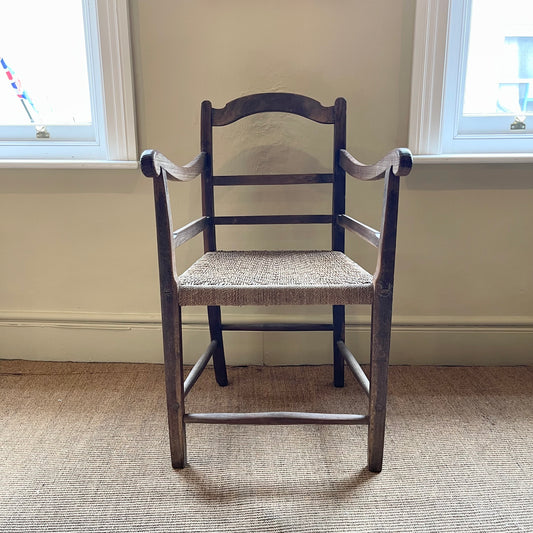 Antique Oak Armchair -#1569