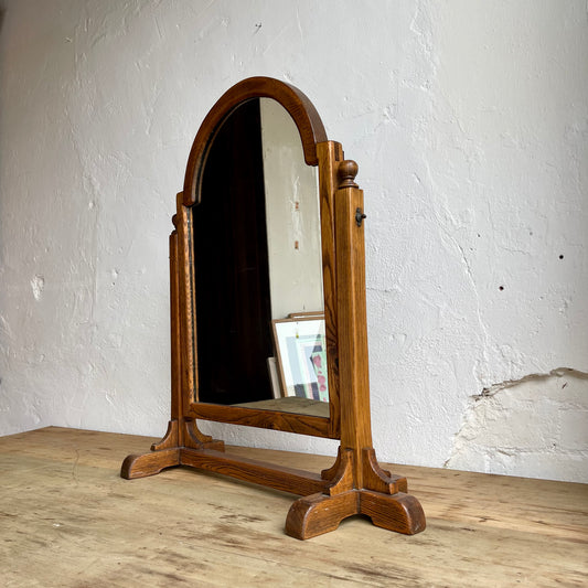 Antique Oak Mirror - #1571