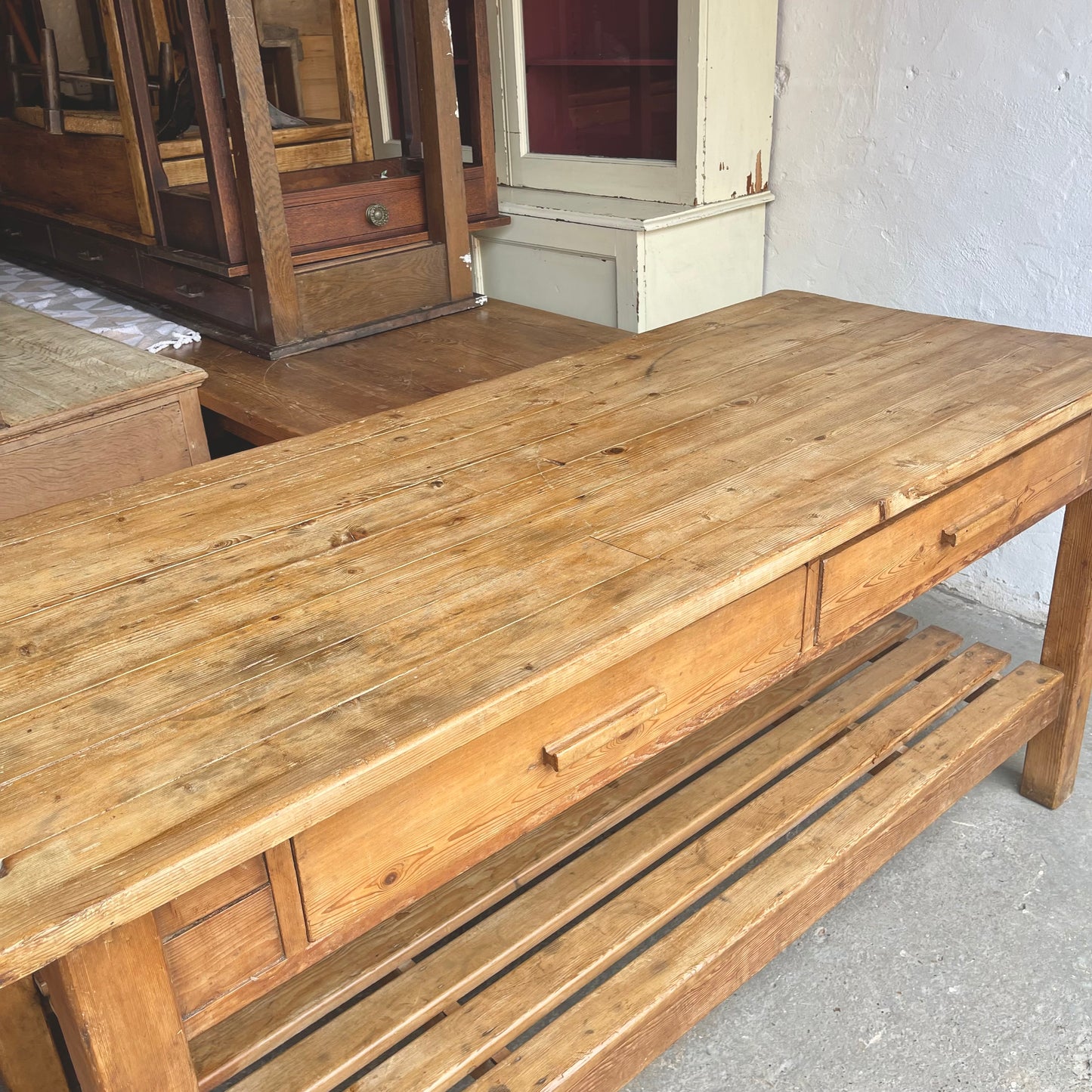 1920s Pine Workbench - #2073