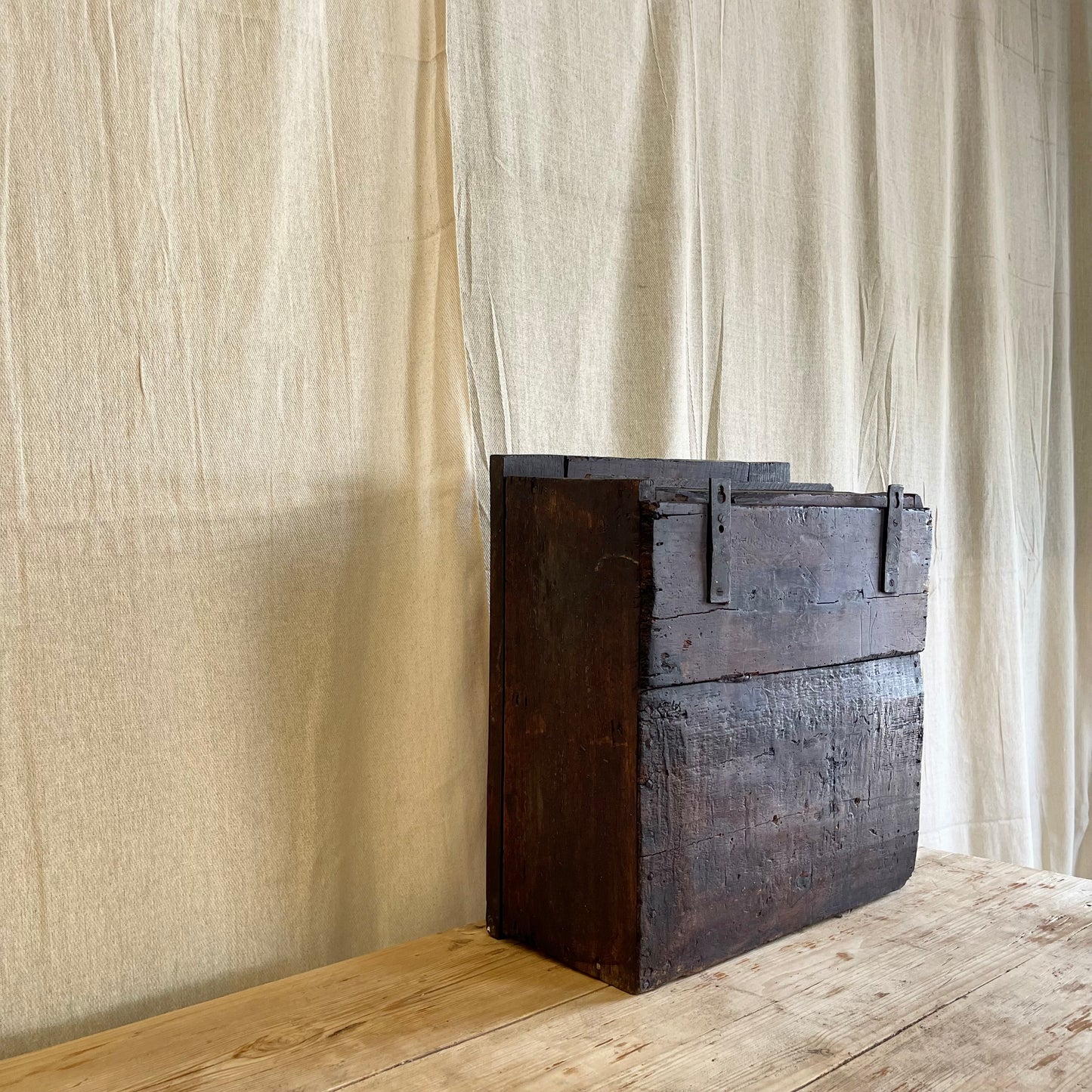 Antique Oak Wall Cupboard - #2201