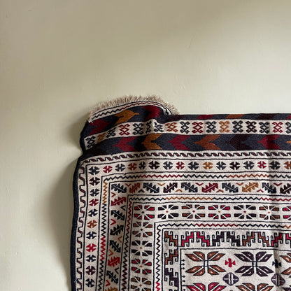 Vintage Afghan Wool Rug - #1940