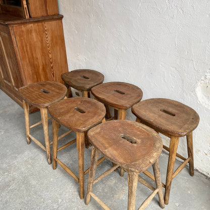 Vintage Lab Stools -#1498