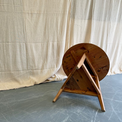 Antique Pine Cricket Table - #2337