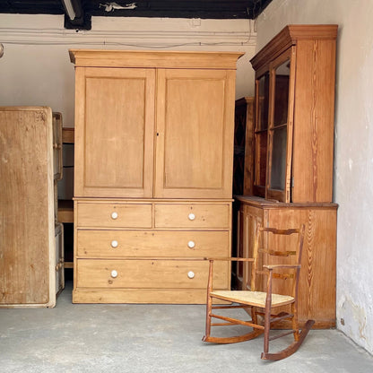 Antique Pine Linen Press - #1610