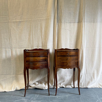 A Pair Of French Bedside Drawers - #2332