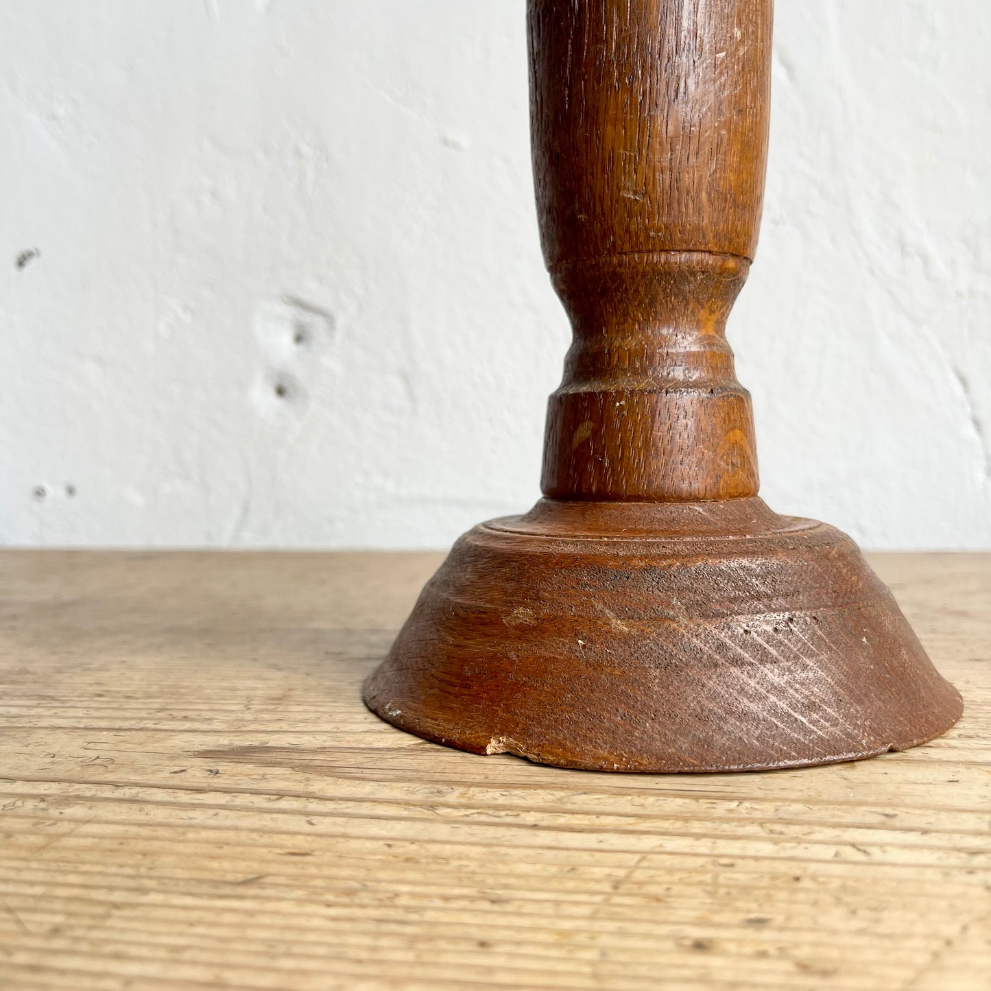 Vintage Wooden Candlestick