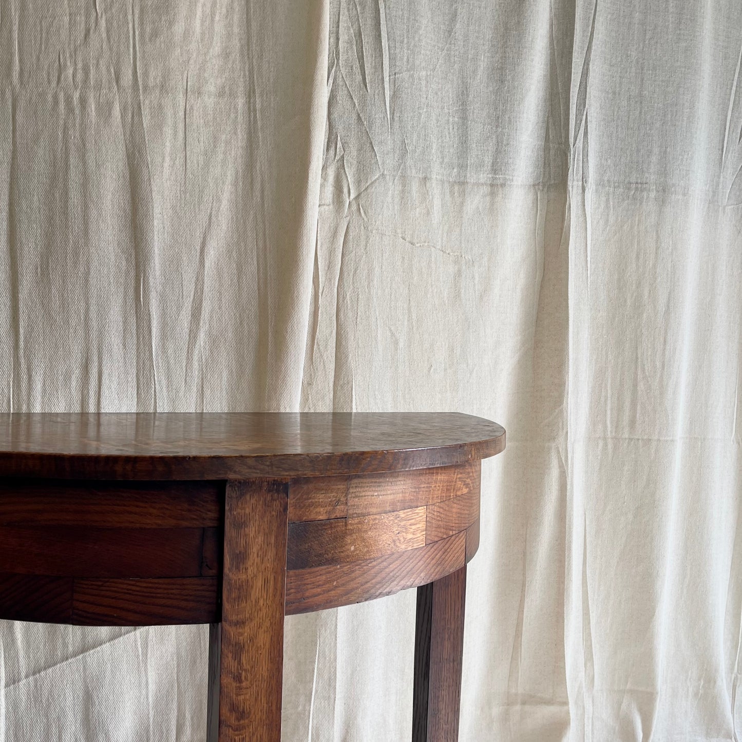 Art Deco Demi Lune Console Table - #2323