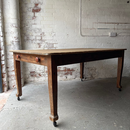 Antique Pine Table - #1958