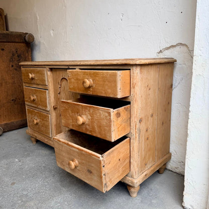 Antique Pine Dresser Base - #1787