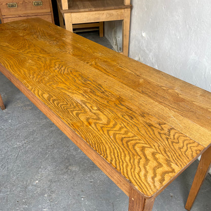 Mid-Century Oak Table - #1348