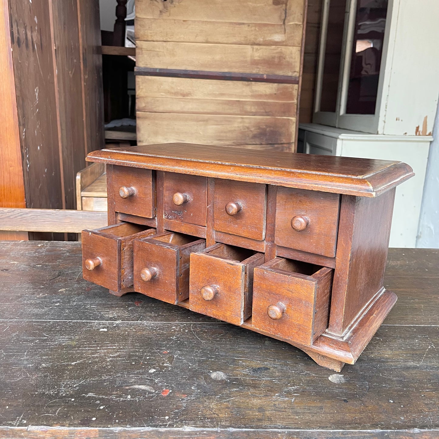 Vintage Small Bank Of Drawers - #2103