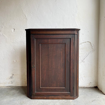 Antique Victorian Corner Cupboard -#1204