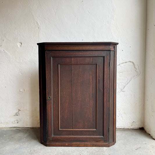 Antique Victorian Corner Cupboard -#1204