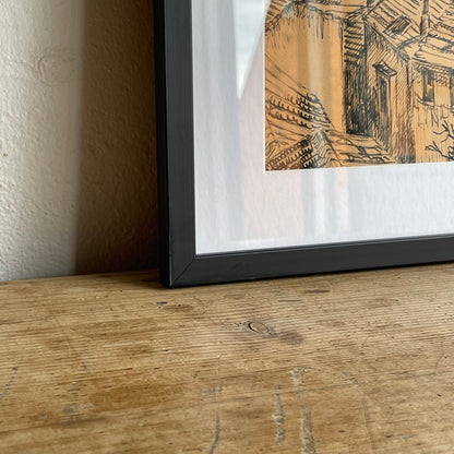 Original Framed Sketch