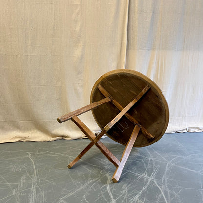 Vintage Pine Round Table - #2414