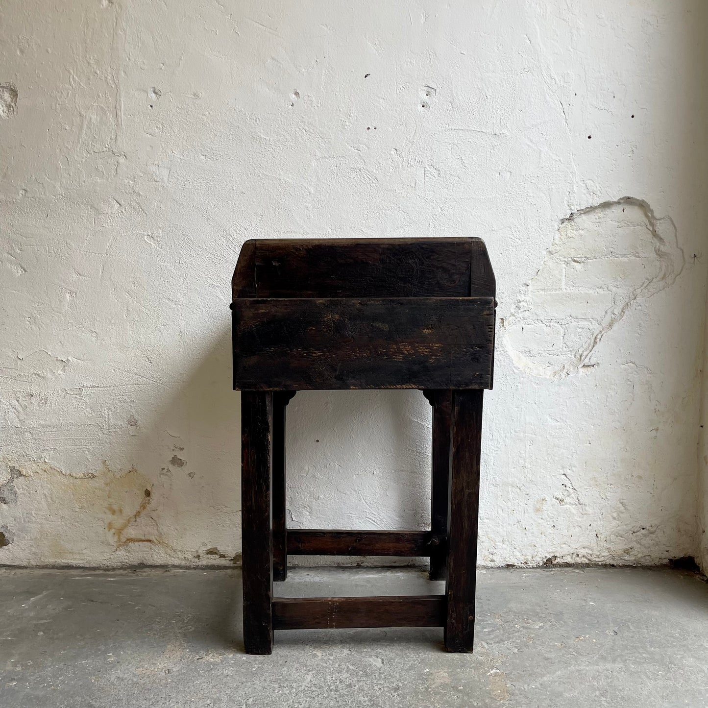 Antique Oak Side Table - #1802