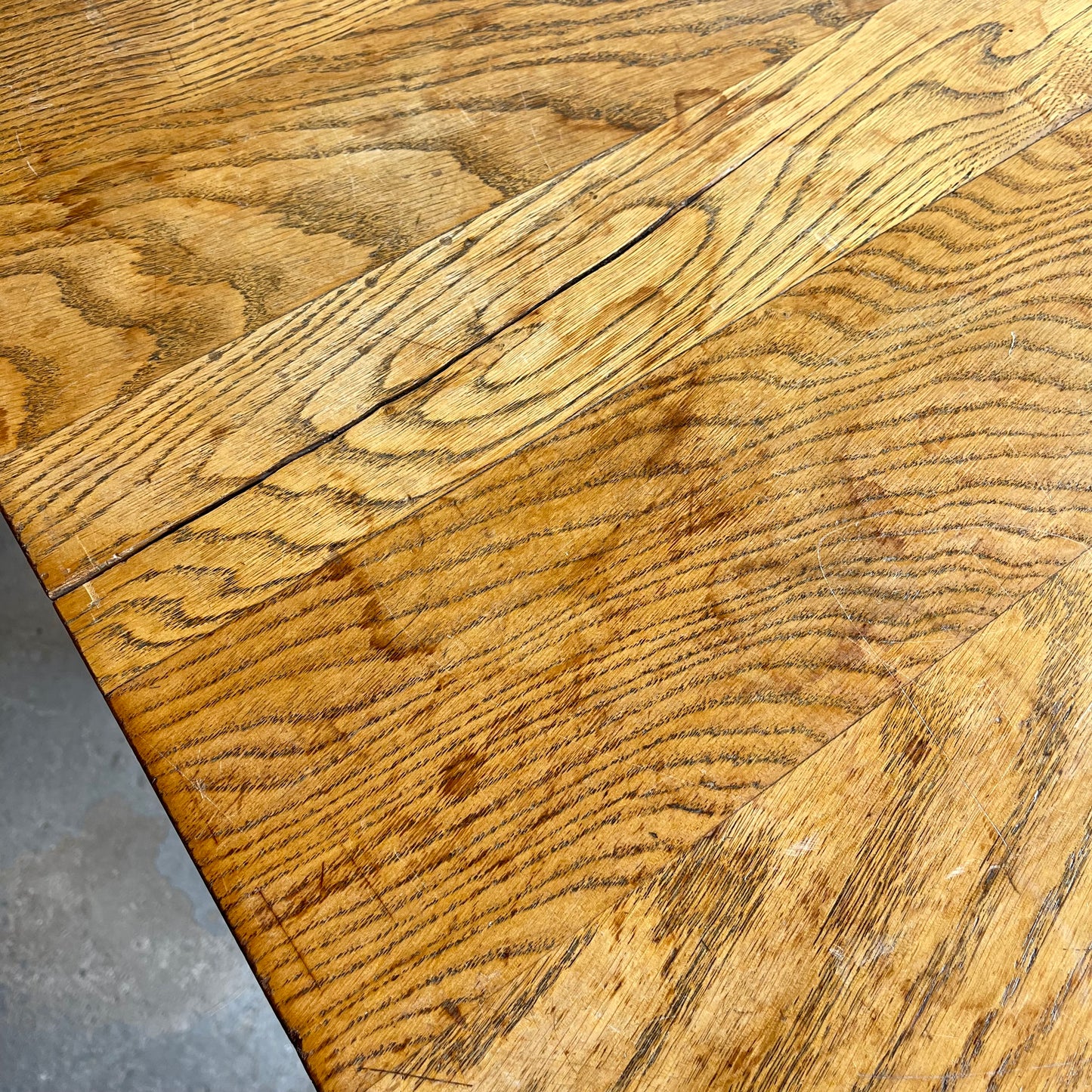 Mid-Century Oak Table - #1348