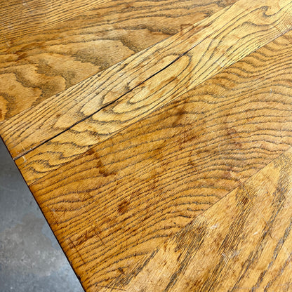 Mid-Century Oak Table - #1348